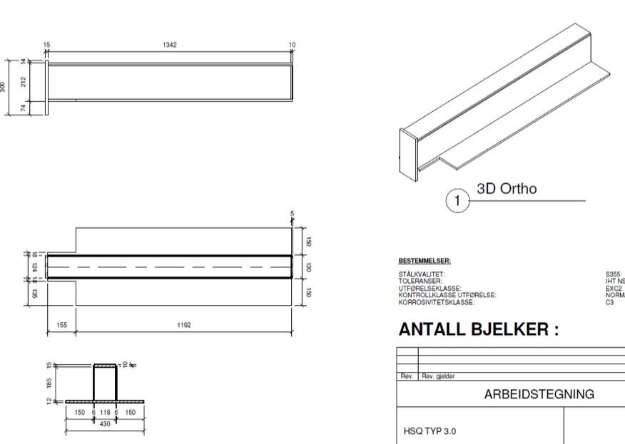 HSQ beams