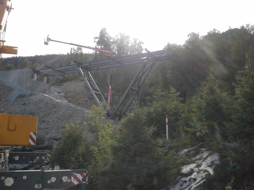 Øla bridge – steel construction, Norway