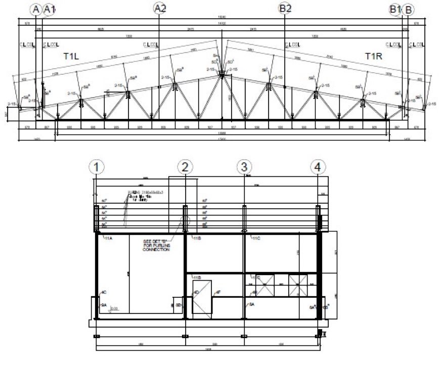 Steel hall construction