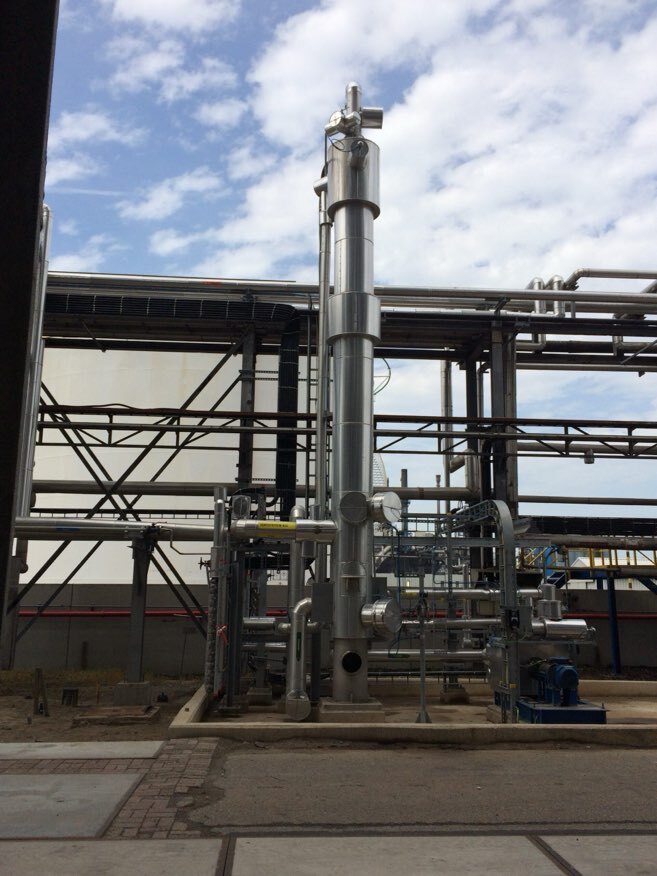 Thermal insulation of pipes, hoods and tanks in Terneuzen, the Netherlands