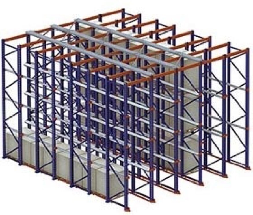 Warehouse racks for low temperatures and high salinity environment, Norway