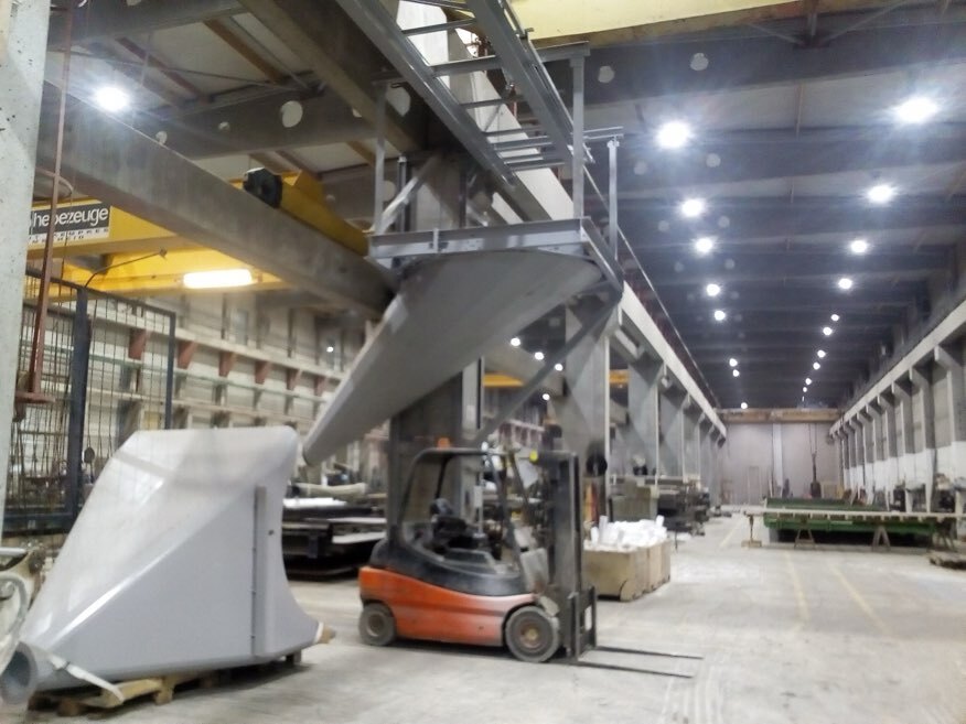 Refurbishing of precast concrete factory in Borgarnes, Iceland