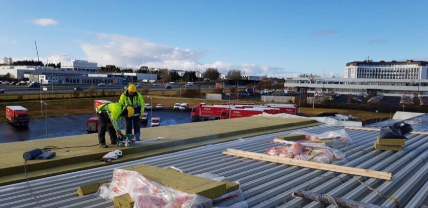 Structure design and constructions works of The Post Office Warehouse’s extension, Reykjavik, Iceland