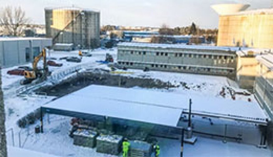 Boiler house insulation in Uppsala (Sweden)