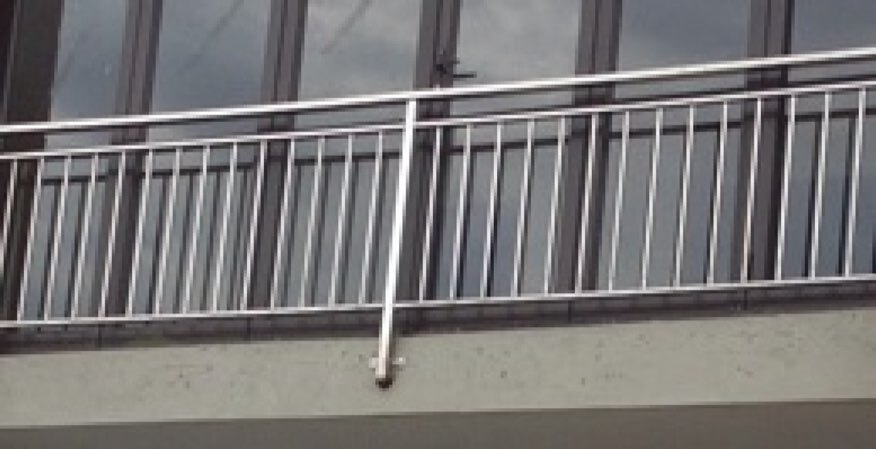 Stainless steel railings with glass, Norway