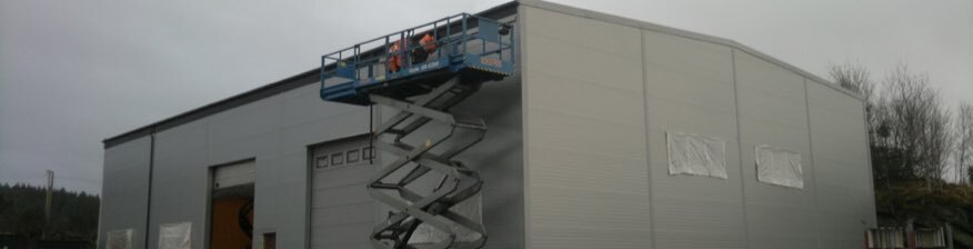 Sandwich panels – delivery and assembly in Mongstad, Norway