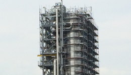 Thermal insulation works in a refinery in Exxon and Rotterdam, the Netherlands